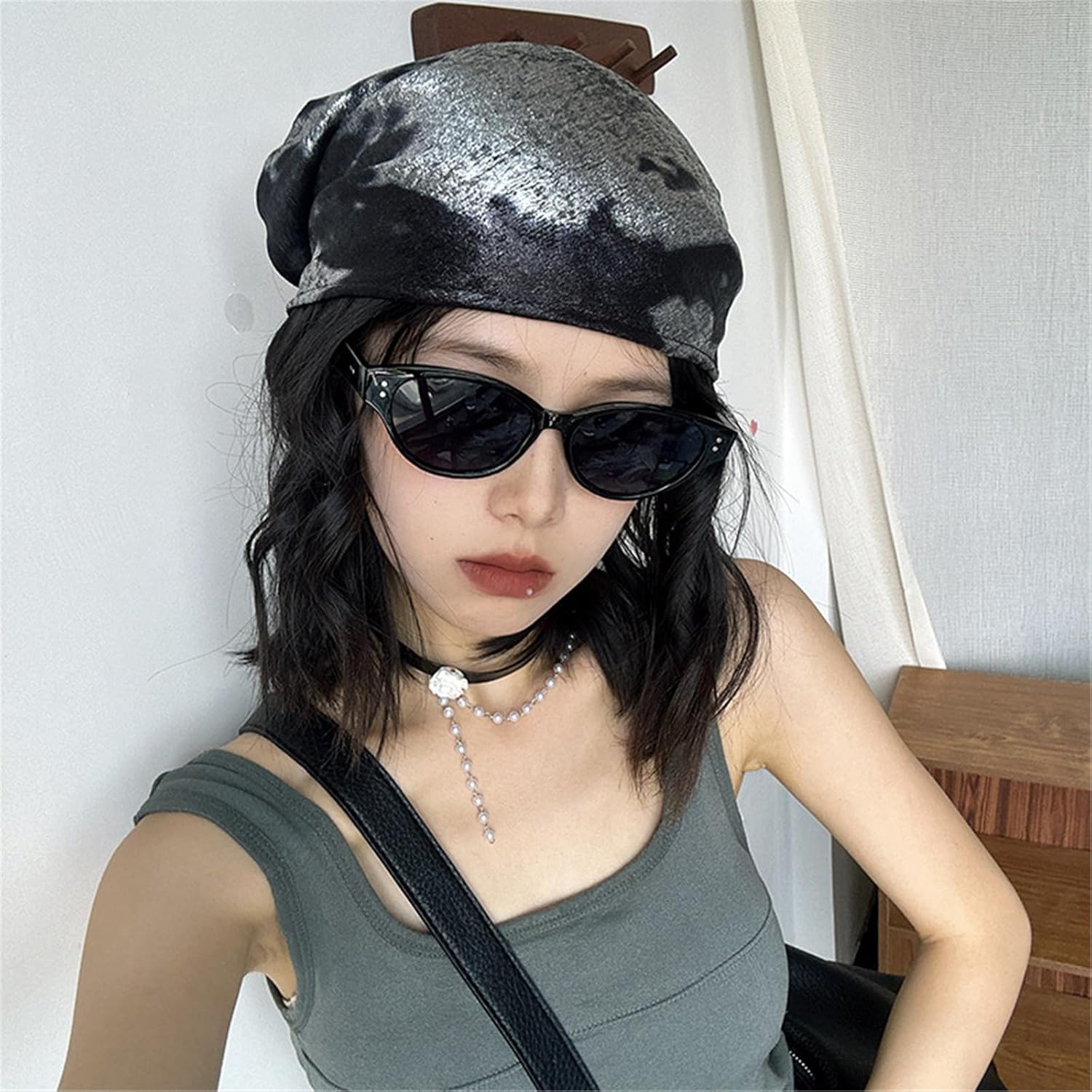 BLACK BARC ブラックバーク スカーフ バンダナ リング セット Amazon.co.jp: サイバーパンクバンダナ大人用きらめく音楽